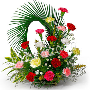carnations arrangement