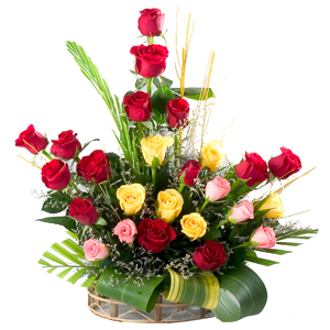 basket of flowers